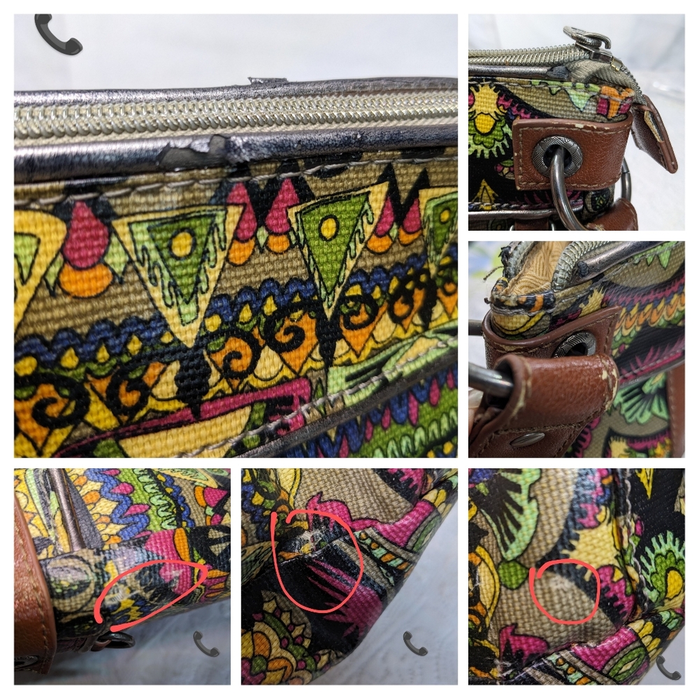 Sakroots Peace Crossbody Bag, Adjustable Strap - Picture 15 of 15